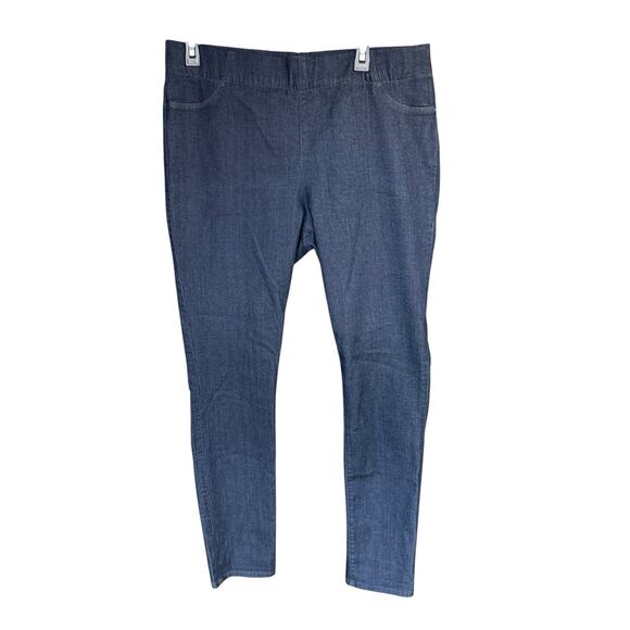 NYDJ Not Your Daughters Jeans Joanie Skinny Pull On Leggings Sz 14 High Rise - Picture 1 of 10